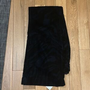 Ba&sh Black And Blue Marble Wide Leg NWT